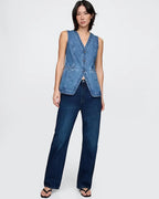 Longline-Denim-Vest-Gap