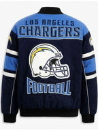 Los Angeles Chargers Blue Bomber Jacket