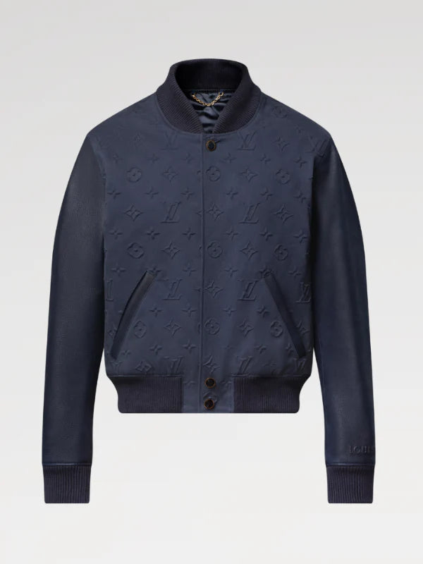 Louis-Vuitton-Embossed-Monogram-Cotton-Varsity-Jacket