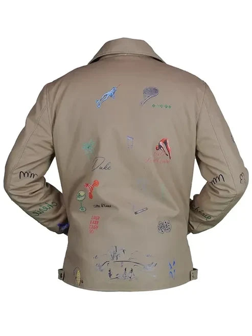 Louis Tomlinson Montreal Concert Beige Jacket - Print