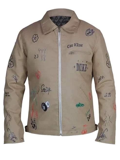 Louis Tomlinson Montreal Concert Beige Jacket - Print
