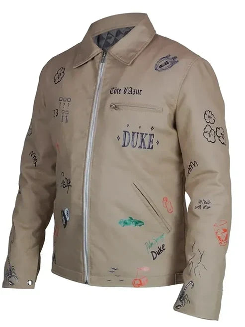 Louis Tomlinson Montreal Concert Beige Jacket - Print