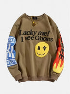 Kendall Jenner Lucky Me I See Ghosts Sweatshirt