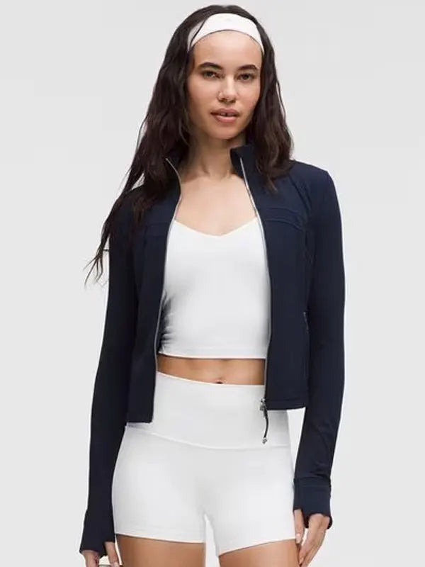 Lululemon Define Cropped Jacket Navy