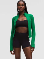 Lululemon Legacy Green Cropped Define Jacket
