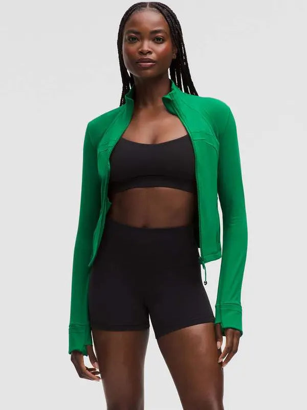 Lululemon Legacy Green Cropped Define Jacket