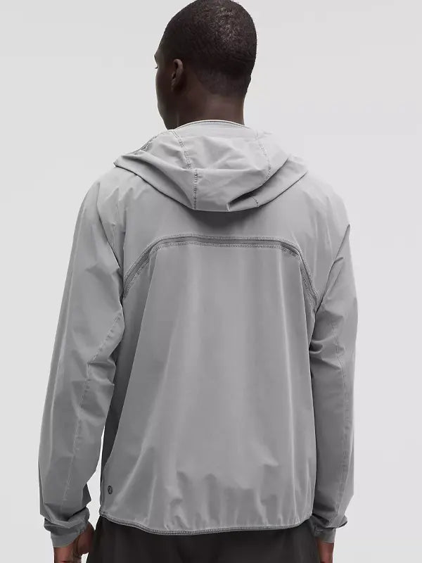 Grey Lululemon Pace Breaker Jacket