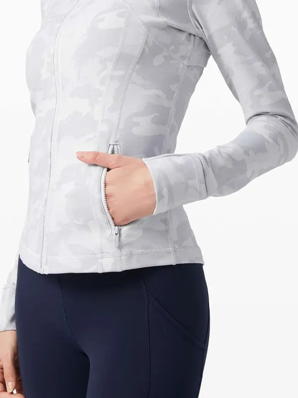 Lululemon White Camo Jacket