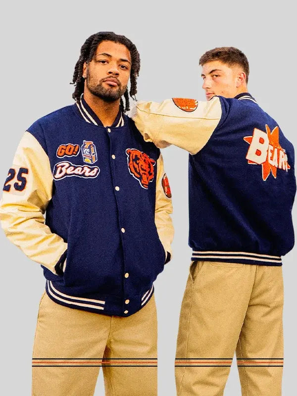 Lyrical Lemonade X Chicago Bears Letterman Varsity Jacket