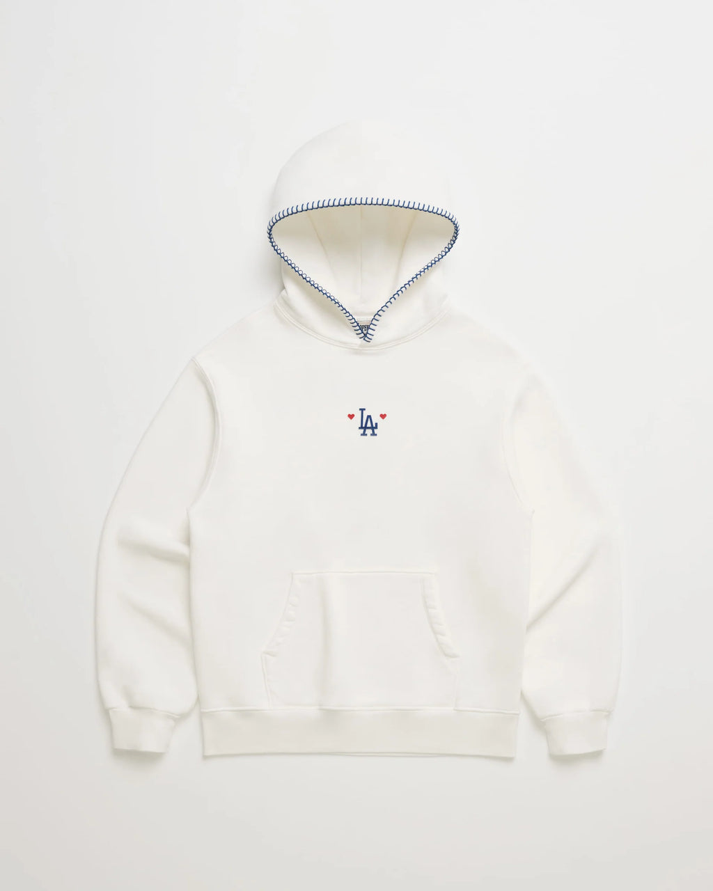 Madhappy Dodgers Hoodie White - Embroidery