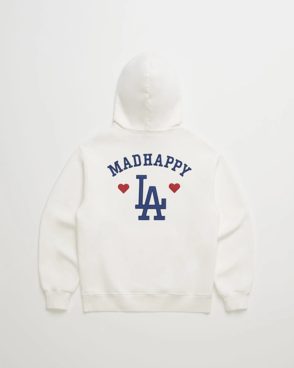 Madhappy Dodgers Hoodie White - Embroidery