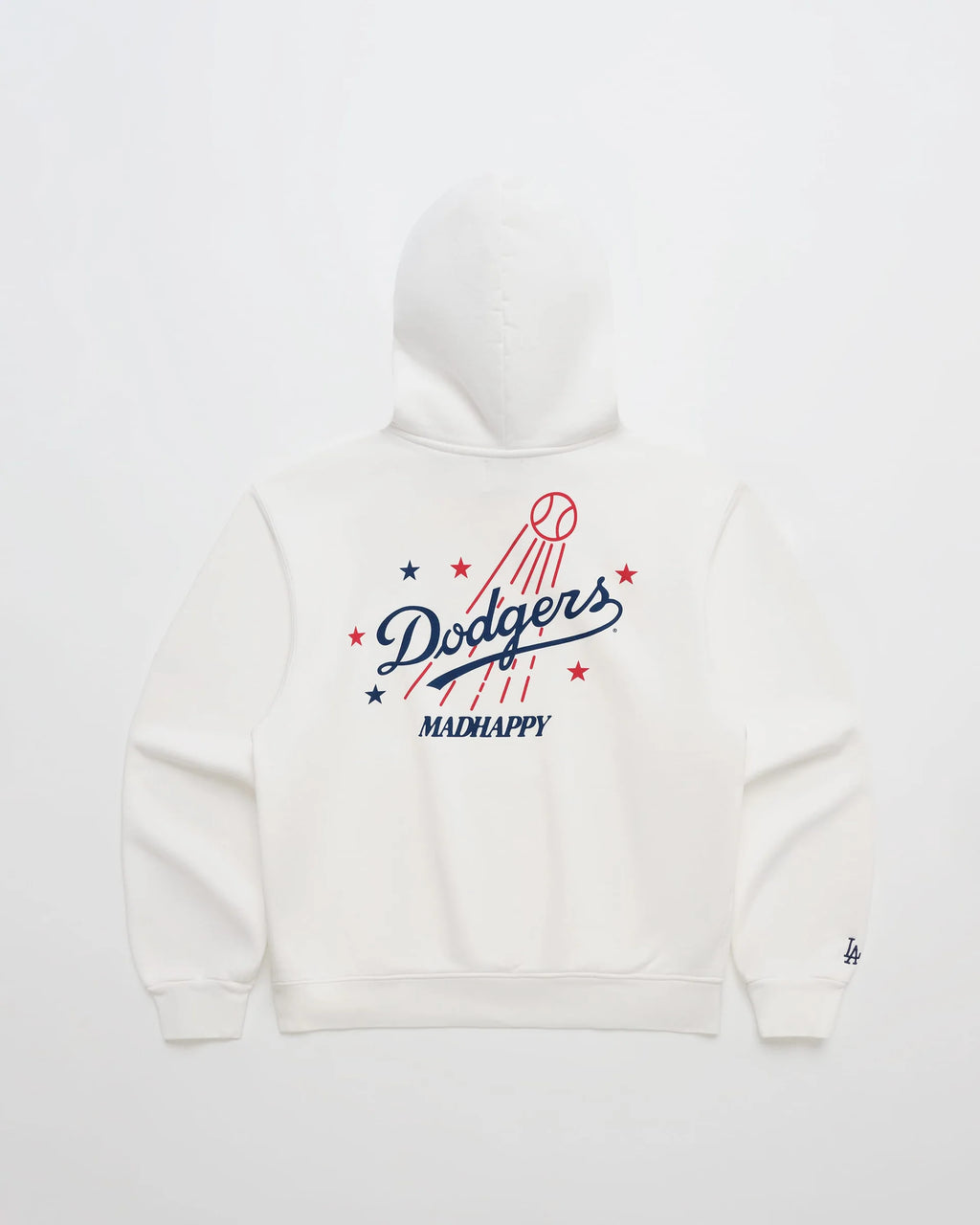 Madhappy Dodgers Hoodie White - Embroidery