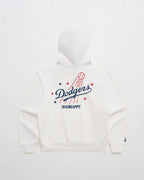 Madhappy Dodgers Hoodie White - Embroidery