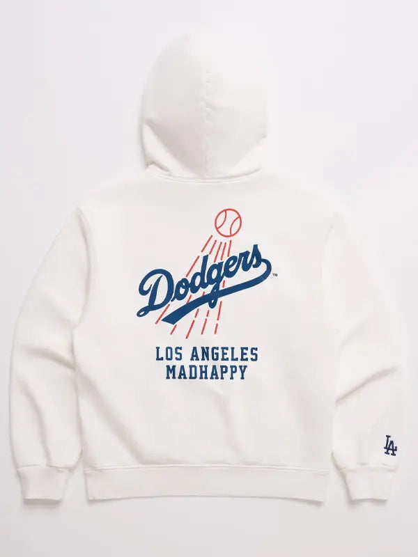 Madhappy Dodgers Hoodie White