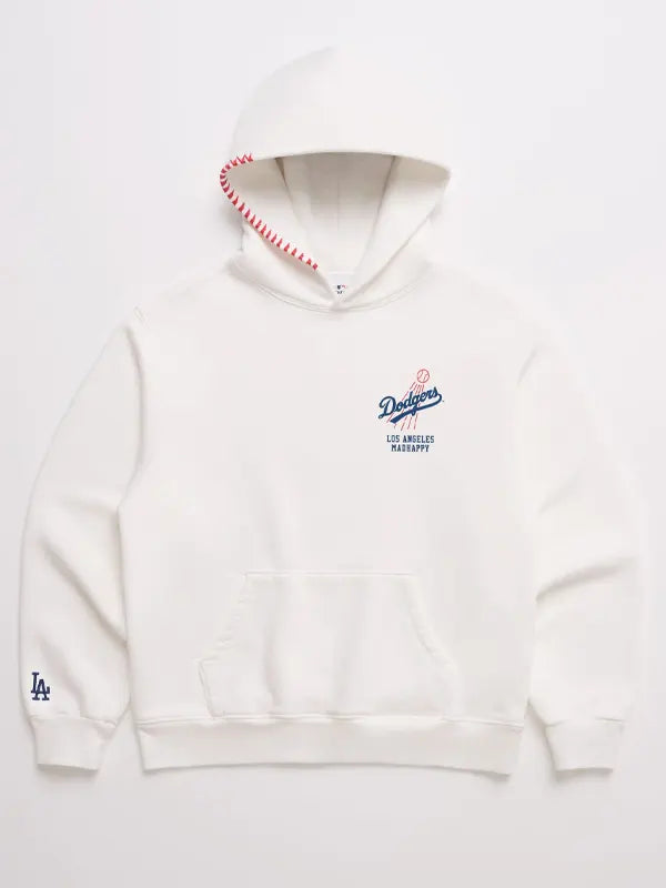 Madhappy Dodgers Hoodie White
