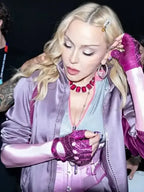 Madonna FIFA World Cup Final Halftime Show Purple Jacket