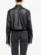Maison Margiela 5 ZIP Leather Jacket Black