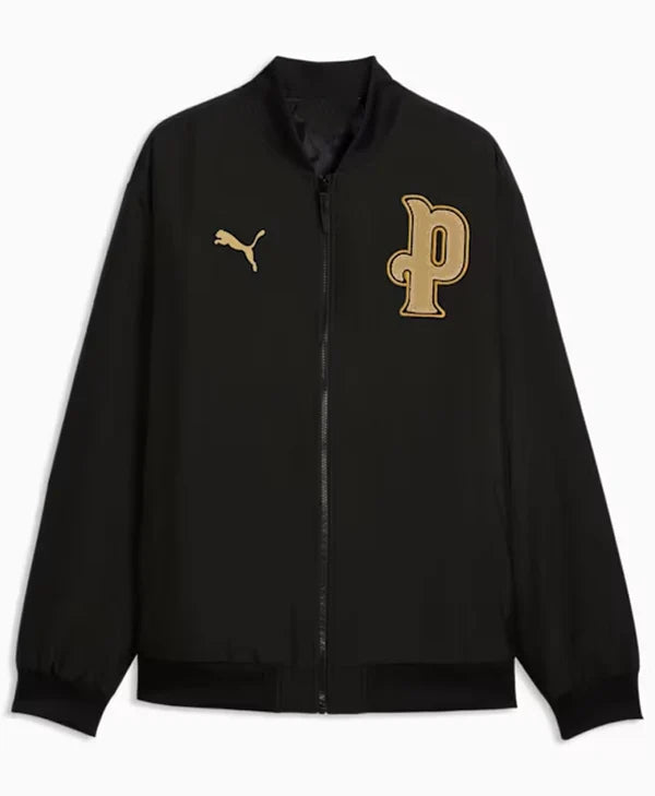 Manchester City 10th Anniversary Black Bomber Jacket