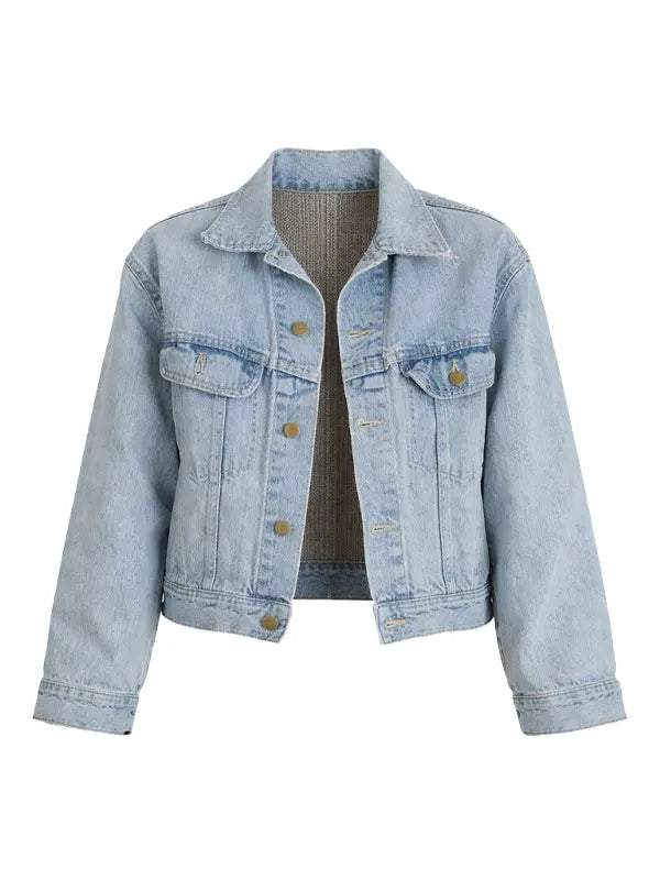 Margo’s Got Money Troubles 2026 Elle Fanning Blue Denim Jacket