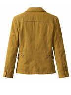 Margo’s Got Money Troubles 2026 Elle Fanning Brown Cotton Jacket