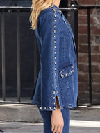 Margo’s Got Money Troubles 2026 Michelle Pfeiffer Blue Denim Blazer