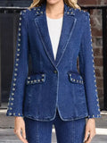 Margo’s Got Money Troubles 2026 Michelle Pfeiffer Blue Denim Blazer