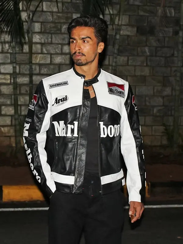 Marlboro Racing Jacket Black And White