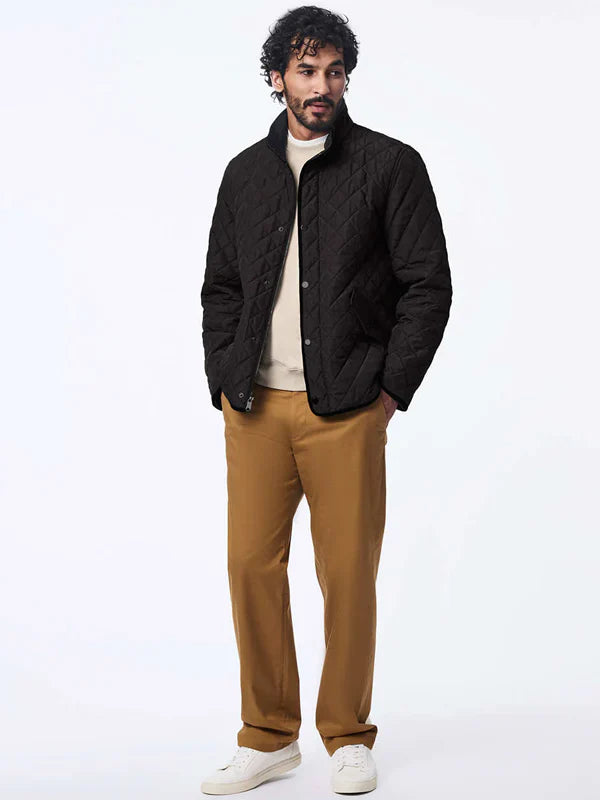 Men-Harbor-Quilted-Jacket-Black