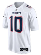 Men-Nike-Drake-Maye-Tundra-White-New-England-Patriots-Game-Jersey