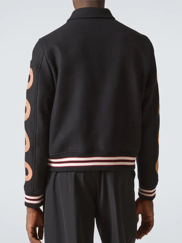 Amiri Cropped Varsity Jacket