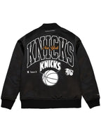 Black Knicks Bomber Jacket