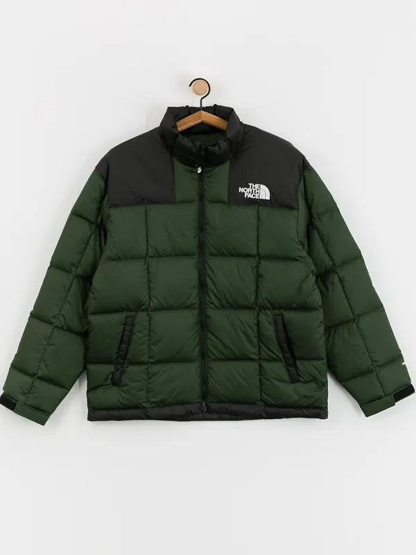 Green Black North Face Jacket