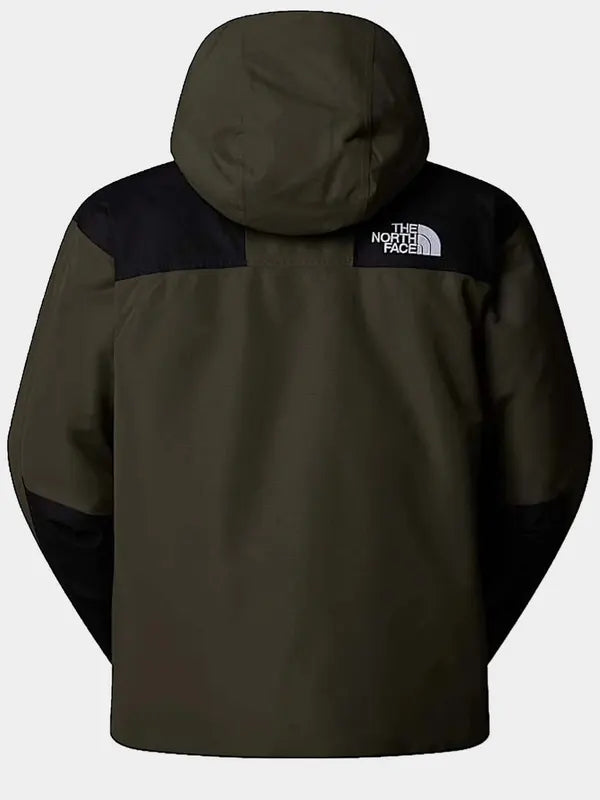 Green Black North Face Jacket