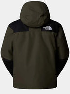 Green Black North Face Jacket