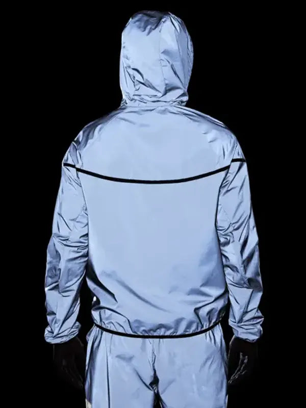 Nike Men's Tech Woven Flash Jacket Grey