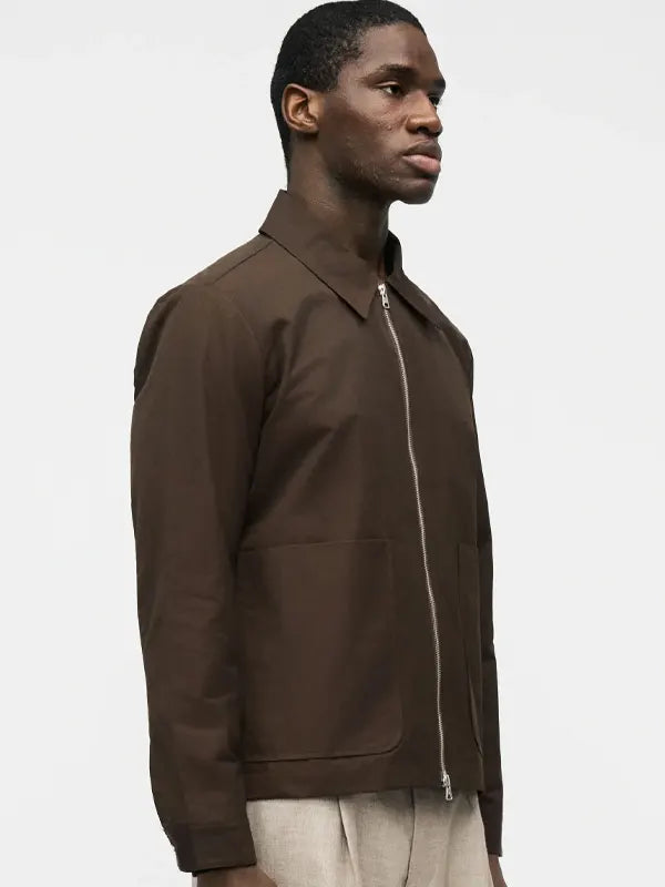 Nn07 Gael Jacket Brown