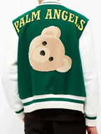 Palm Angels Varsity Jacket Green