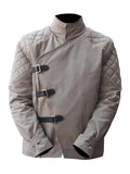 Men's Beige Jedi Cosplay Jacket - 80s Halloween Costume Outfit