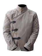 Men's Beige Jedi Cosplay Jacket - 80s Halloween Costume Outfit