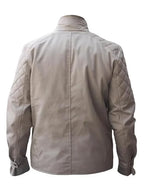 Men's Beige Jedi Cosplay Jacket - 80s Halloween Costume Outfit