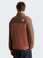 Men's Yumiori Full Zip Copper Sherpa Fleece Jacket