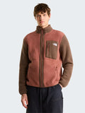 Men's Yumiori Full Zip Copper Sherpa Fleece Jacket