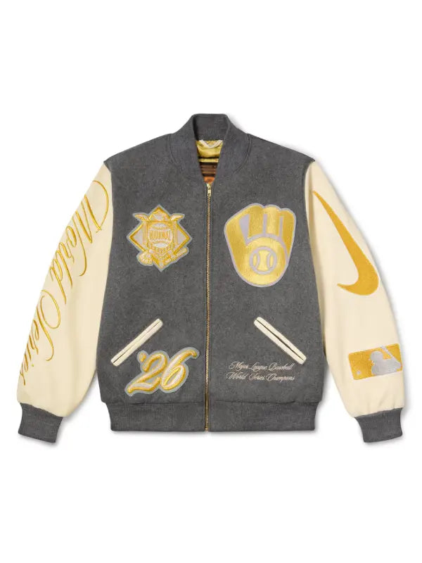 Milwaukee Brewers World Series Champions Destroyer Baseball Jacket