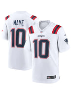 Mens-Nike-Drake-Maye-White-New-England-Patriots-Player-Game-Jersey