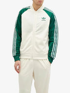 Green And White Adidas Track Jacket