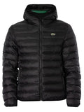 Mens Lacoste Puffer Jacket Black