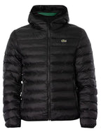 Mens Lacoste Puffer Jacket Black