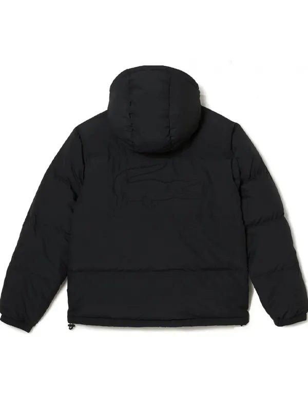 Mens Lacoste Puffer Jacket Black