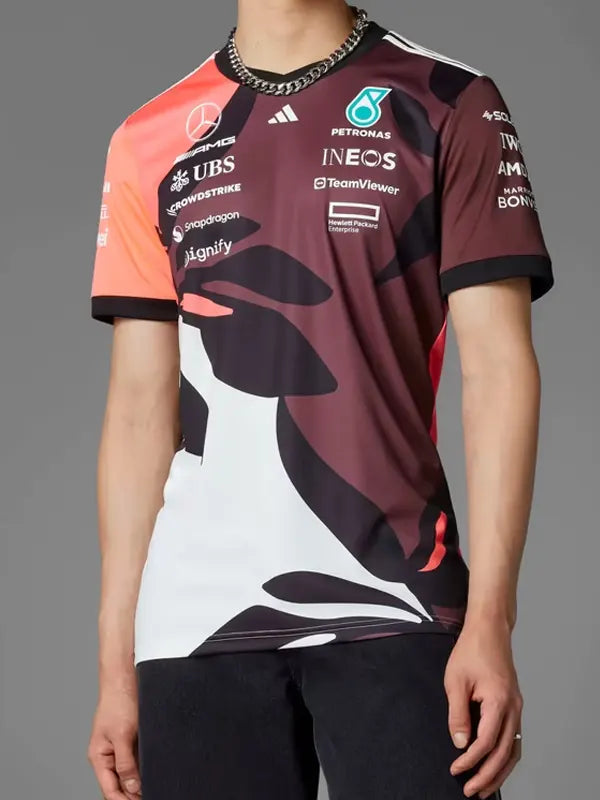 Mercedes AMG Petronas adidas F1 Miami GP T-Shirt