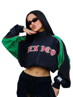 Becky G 2026 Australia vs Mexico Cropped Track Jacket